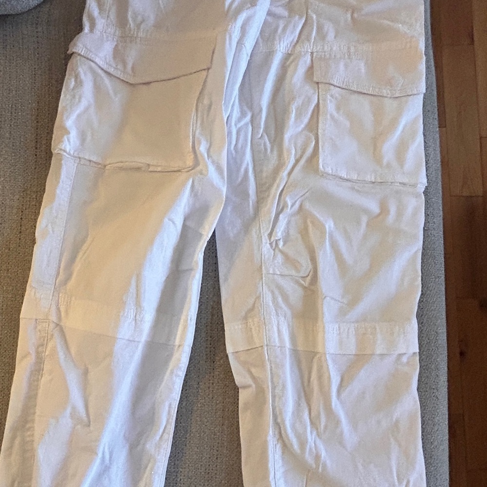 Garage Women's Off-White Cargo Trousers